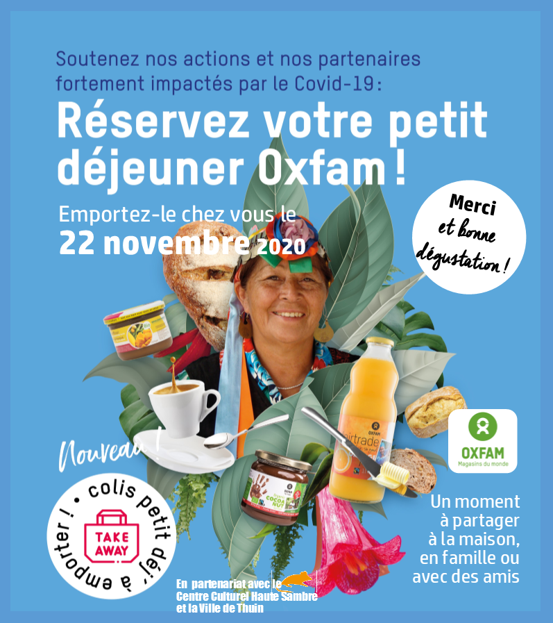 Petits déjeuners Oxfam 22/11/2020