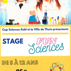 STAGE FUN SCIENCES à Biercée pour les 5-12 ans du 02 au 06 août 2021