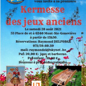 Mont-Ste-Geneviève « Kermesse aux jeux anciens »