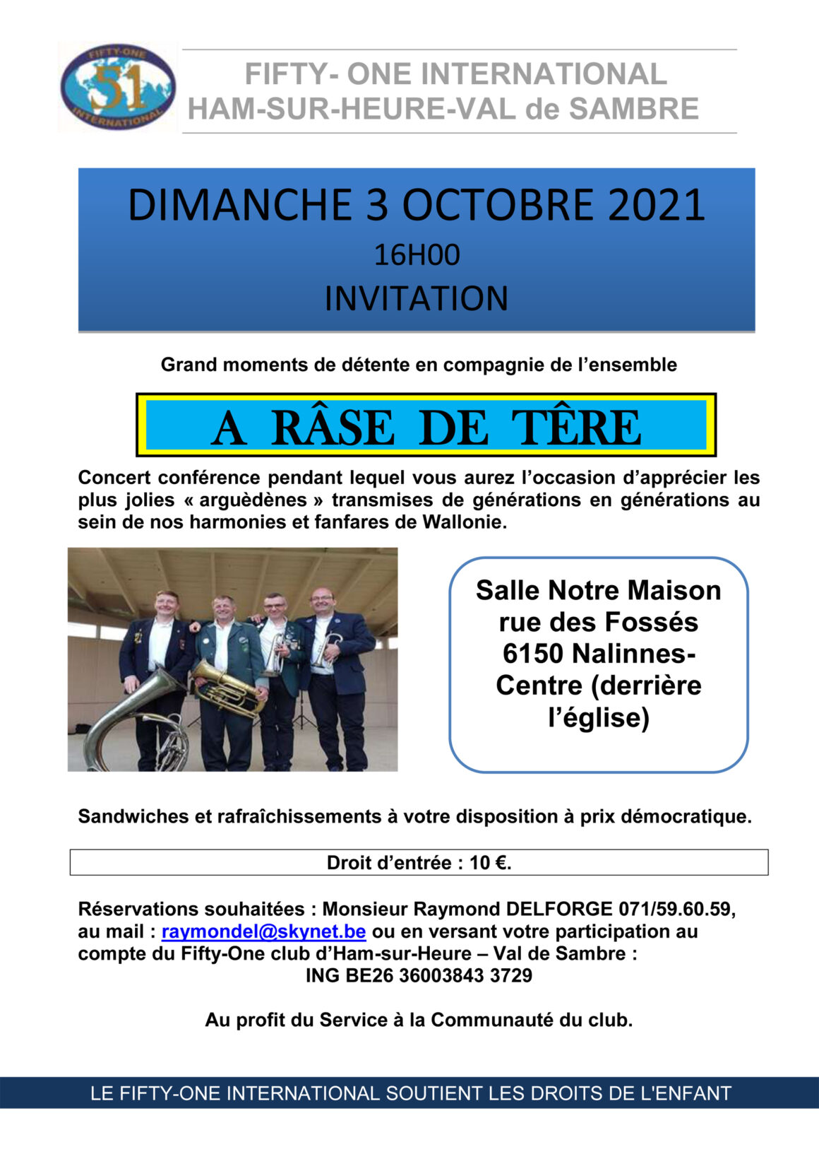 Concert de l’ensemble A RÂSE DE TÊRE