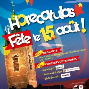 A vos agendas, concerts de fanfares et brocante sur la place du Chapitre. Horecatulas Ville Haute Thuin