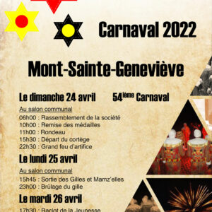 54ième Carnaval de Mont-Sainte-Geneviève