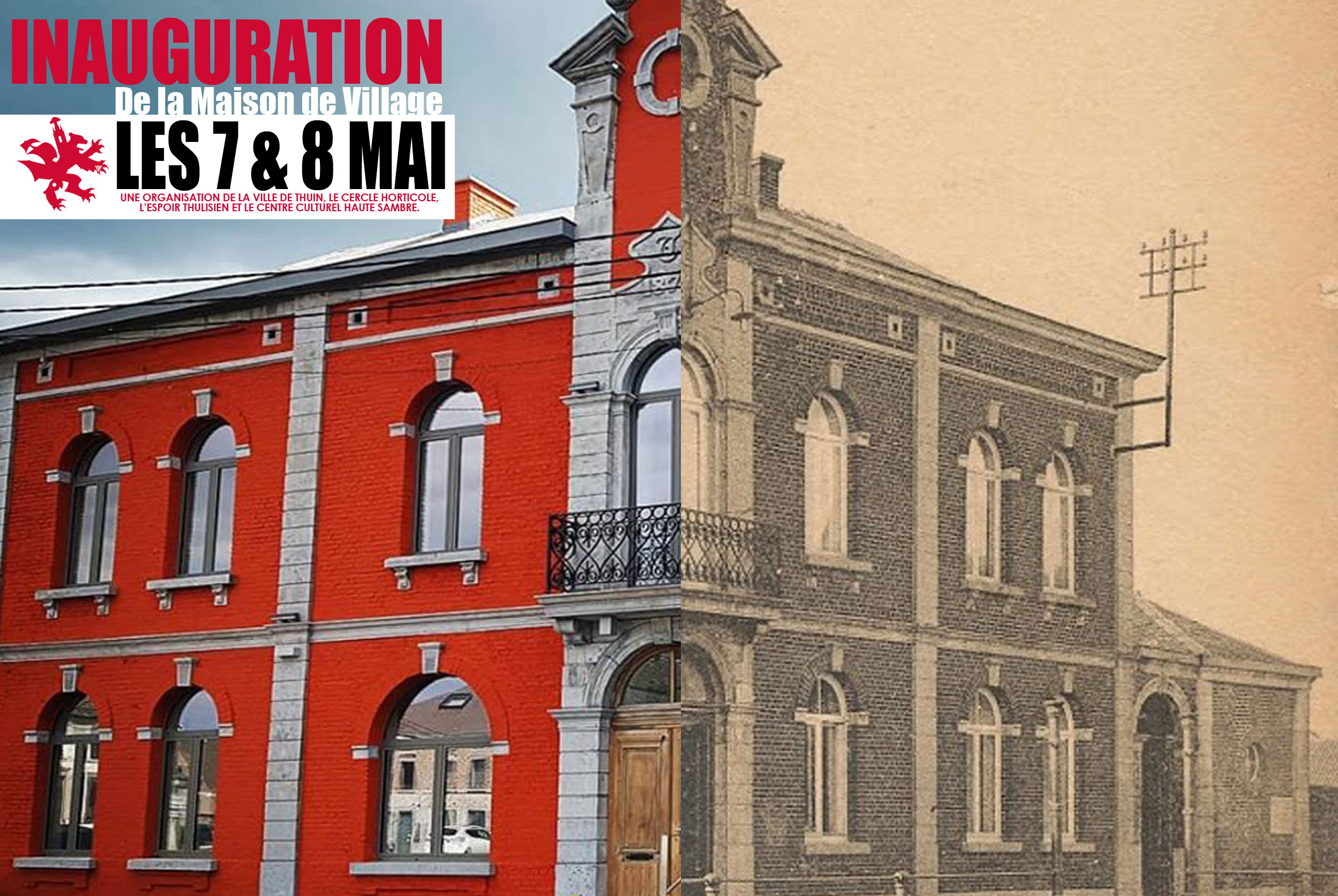 Maison de village de Thuillies : Inauguration les 7 et 8 mai 2022