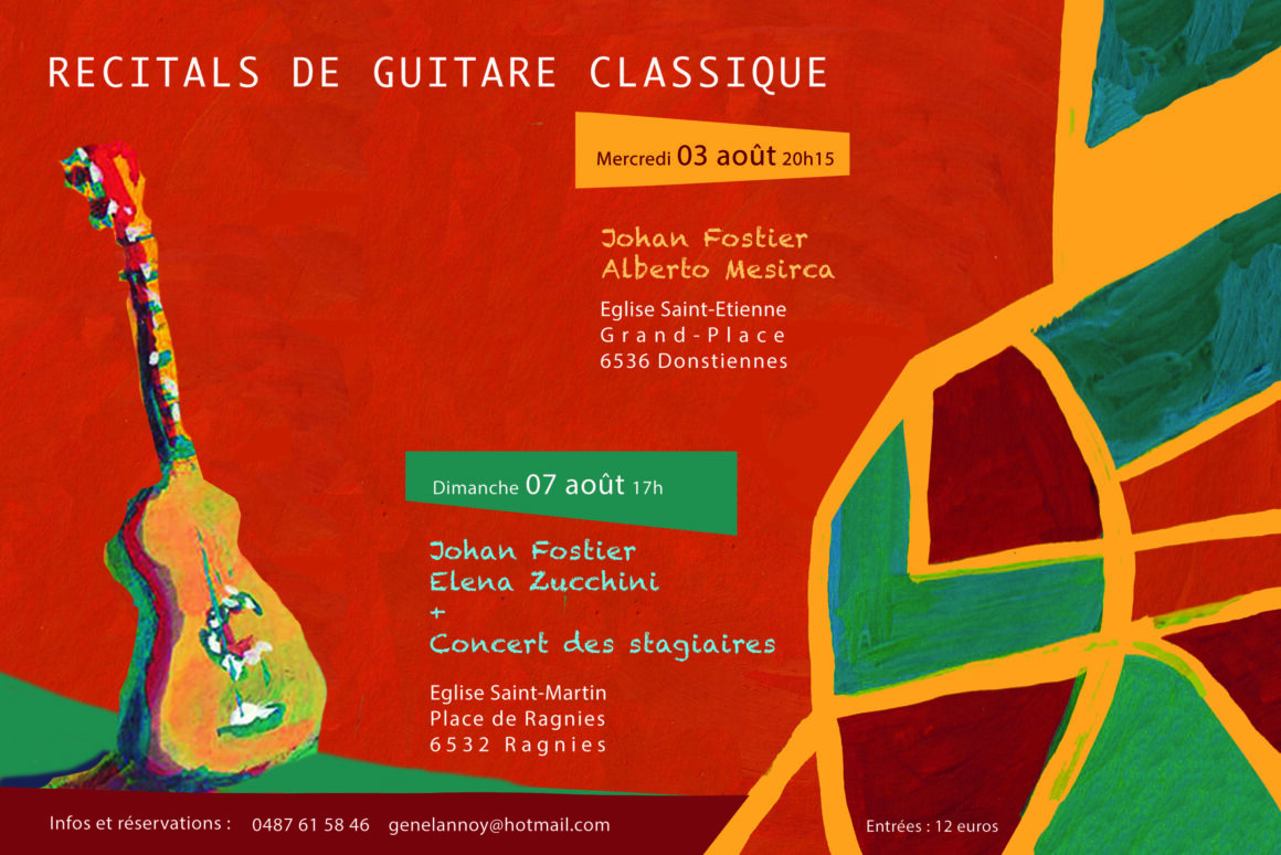 Récitals de guitare classique