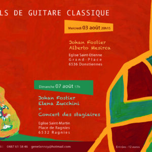 Récitals de guitare classique