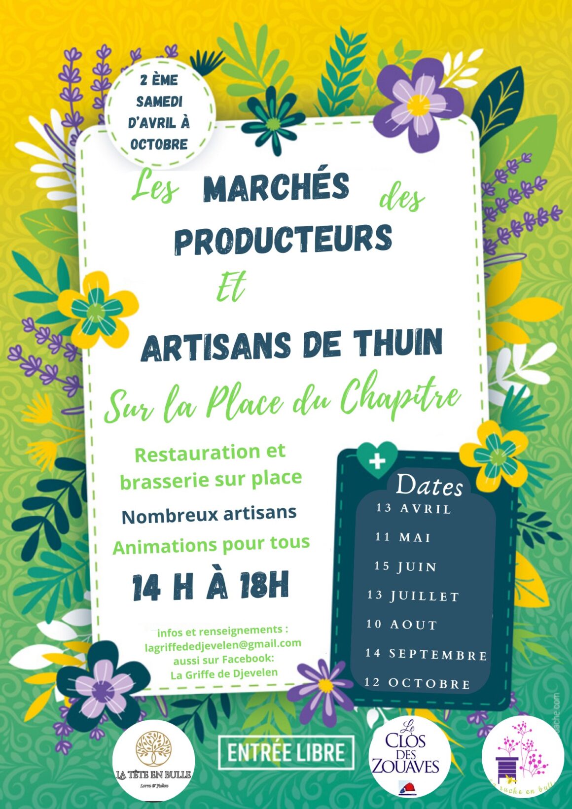 Les marchés des producteurs et artisans de Thuin