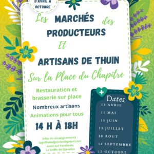 Les marchés des producteurs et artisans de Thuin