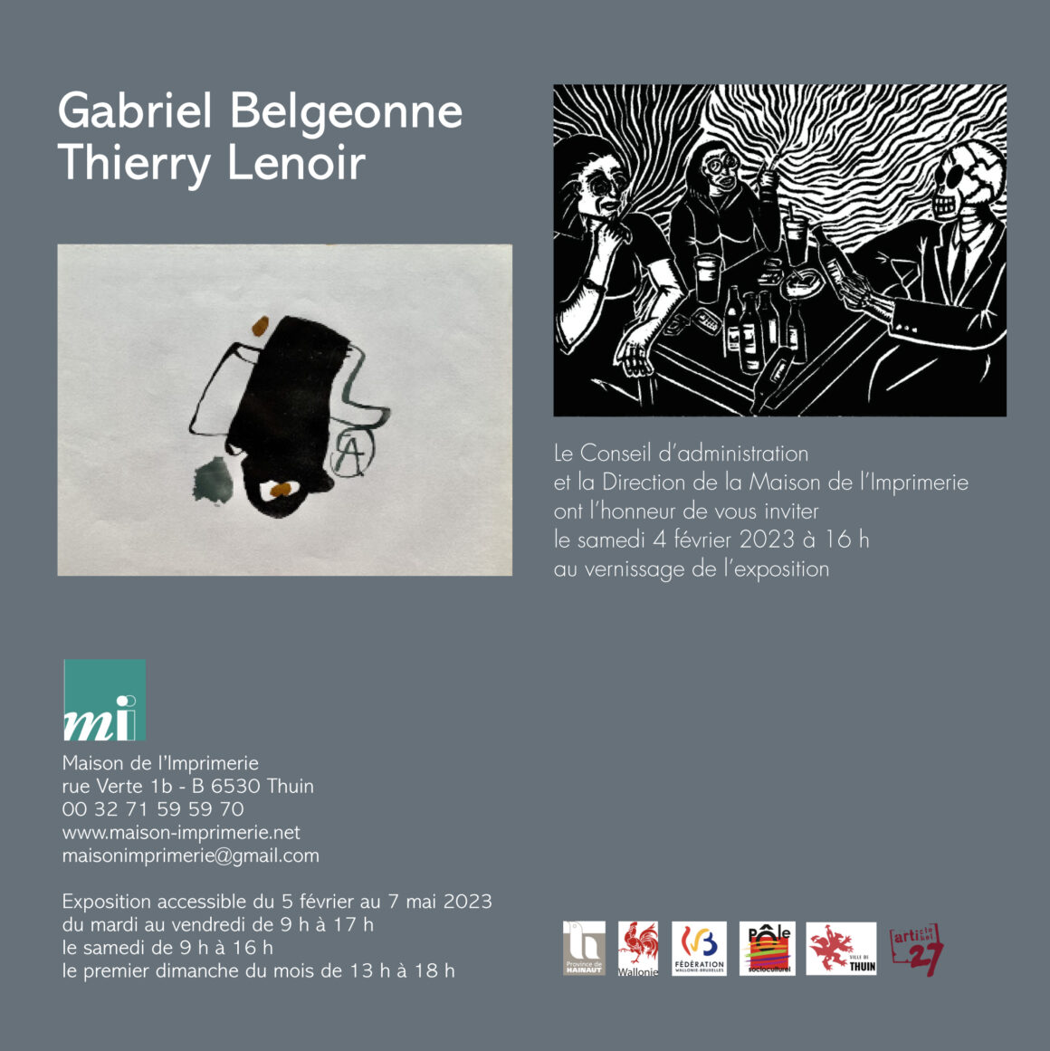 Exposition « Gabriel Belgeonne et Thierry Lenoir »