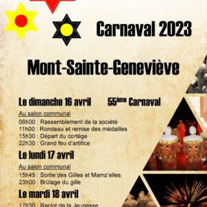 55ième Carnaval de Mont-Sainte-Geneviève