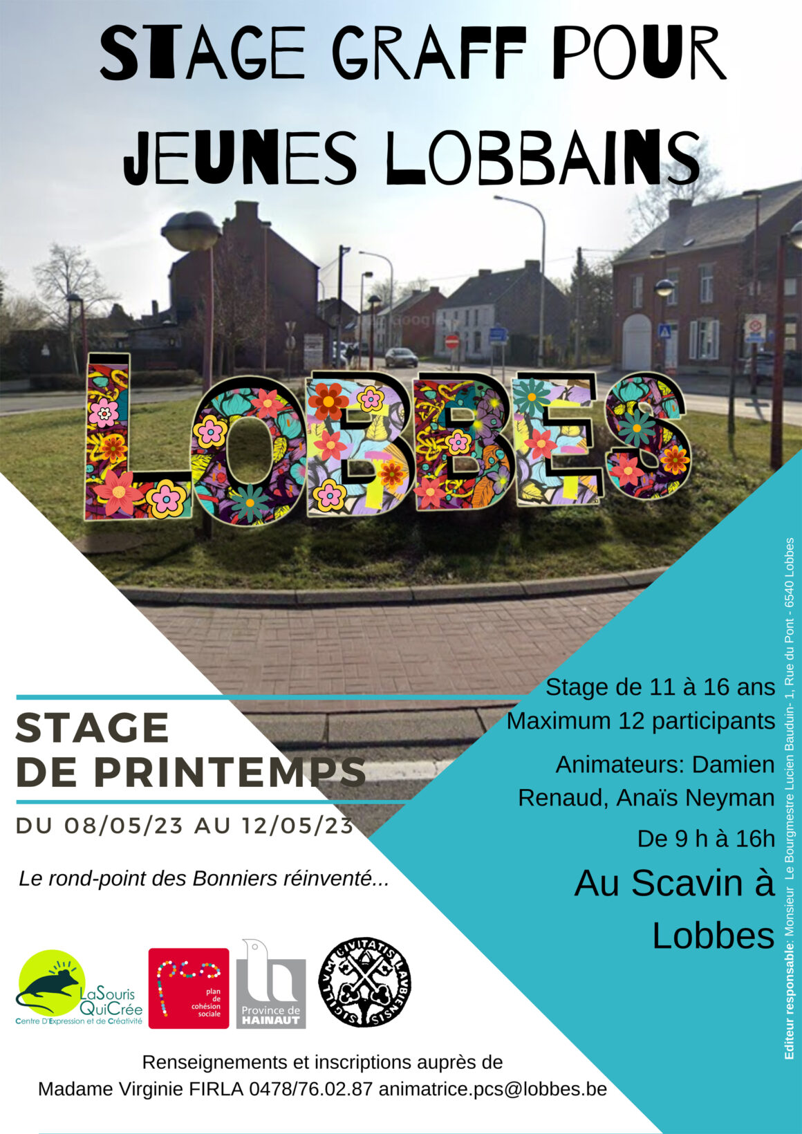 STAGE DE PRINTEMPS : GRAFF POUR JEUNES LOBBAINS