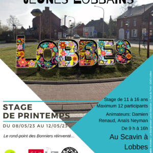 STAGE DE PRINTEMPS : GRAFF POUR JEUNES LOBBAINS