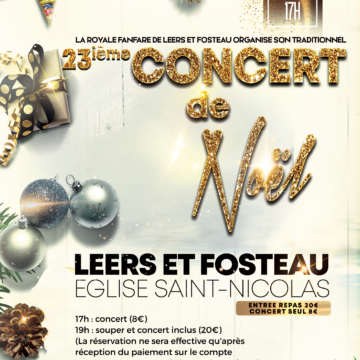 Concert de Noël à Leers et Fosteau