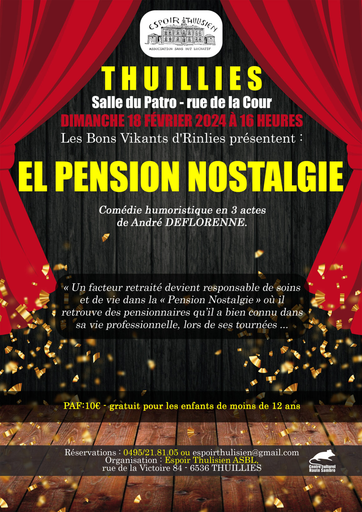 El pension Nostalgie à Thuillies