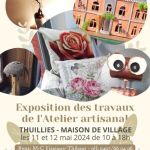 Exposition des travaux de l’Atelier d’Artisanat