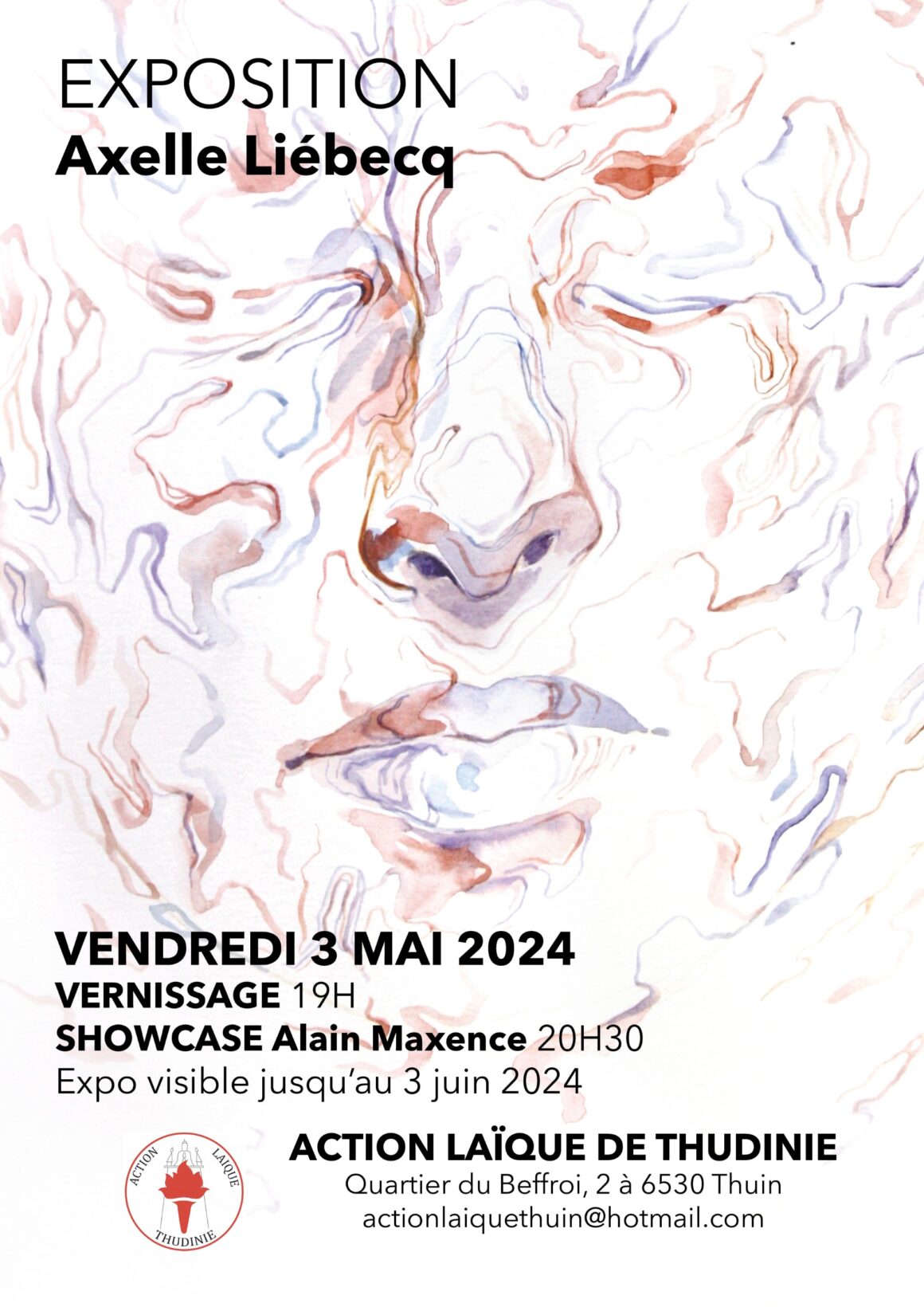 Exposition Axelle Liébecq & Showcase d’Alain Maxence